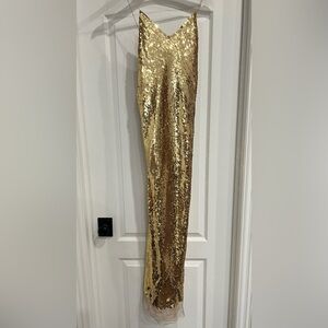 Stella McCartney Gold Sequin Dress